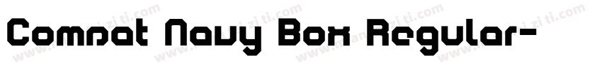Comsat Navy Box Regular字体转换